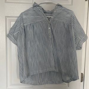 Madewell Half Button up tunic